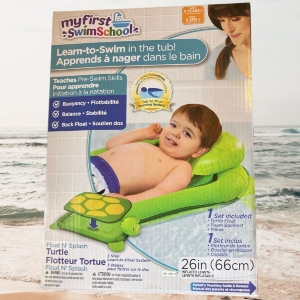 CLEARANCE Aqua Float-n-Splash Turtle Baby Float‎